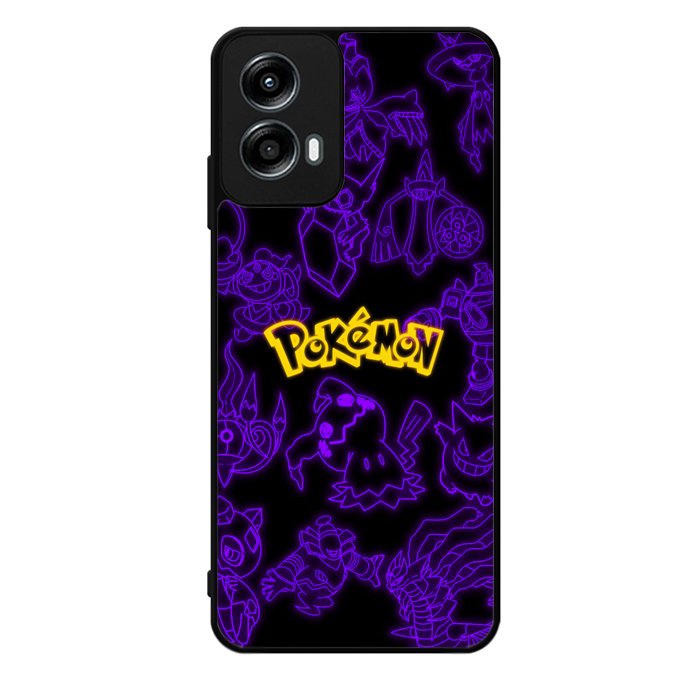 Pokemon light neon Motorola Moto G Play 2024 Case OV11003