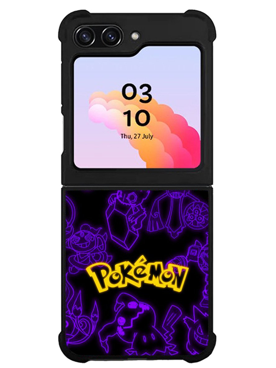 Pokemon light neon Samsung Galaxy Z Flip 5 5G 2023 Case OV11003