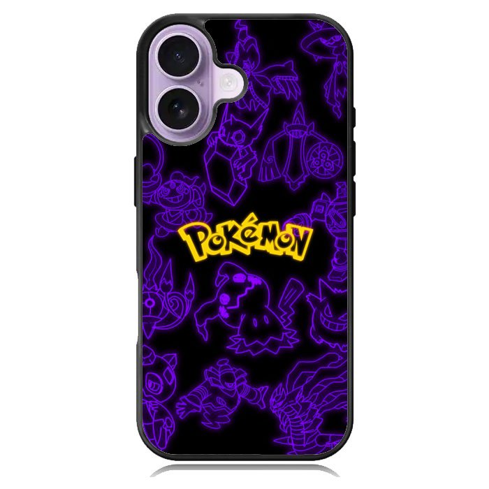 Pokemon light neon iPhone 17 Case OV11003