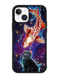 Fish and cat japanese iPhone 14 Case QC10855