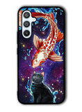 Fish and cat japanese Samsung Galaxy A14 5G Case QC10855