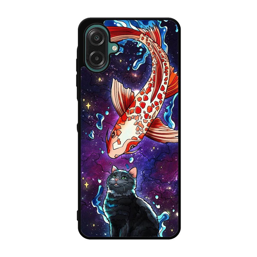 Fish and cat japanese Samsung Galaxy A07 Case OV10855