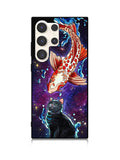 Fish and cat japanese Samsung Galaxy S25 Ultra 5G Case QC10855