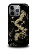 Dragon gold iPhone 14 Pro Max Case QC10932