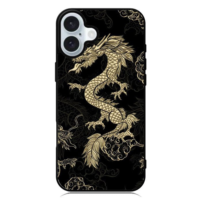 Dragon gold iPhone 16 Case QC10932