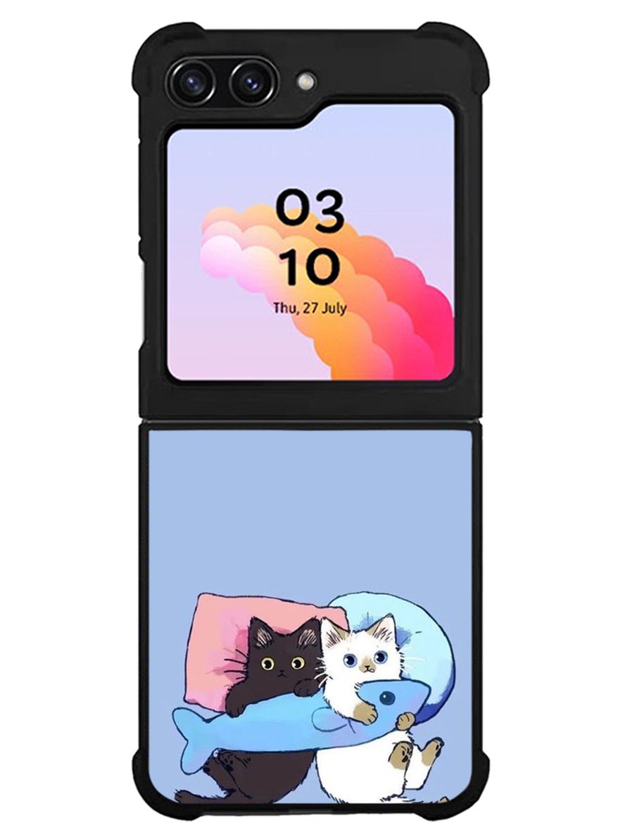 Twin cats Samsung Galaxy Z Flip 5 5G 2023 Case OV10462