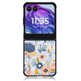 Flower blue Motorola Moto Razr Plus 2024 , Moto Razr+ 2024 Case OV10570