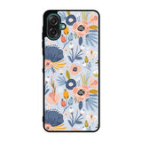 Flower blue Samsung Galaxy A07 Case OV10570
