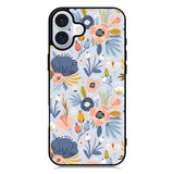 Flower blue iPhone 16 Case QC10570