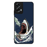 shark japanese wave Motorola Moto G Play 2024 Case OV10421
