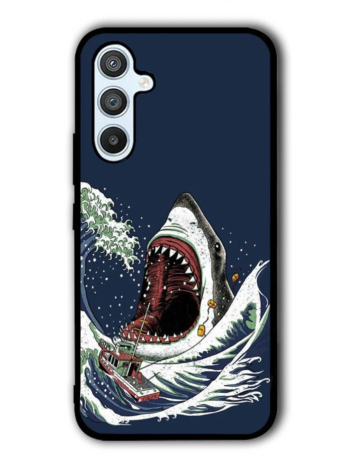 shark japanese wave Samsung Galaxy A14 5G Case QC10421