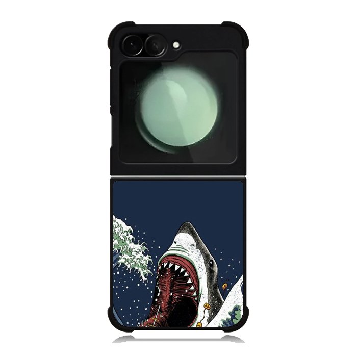 shark japanese wave Samsung Galaxy Z Flip 6 5G 2024 Case OV10421