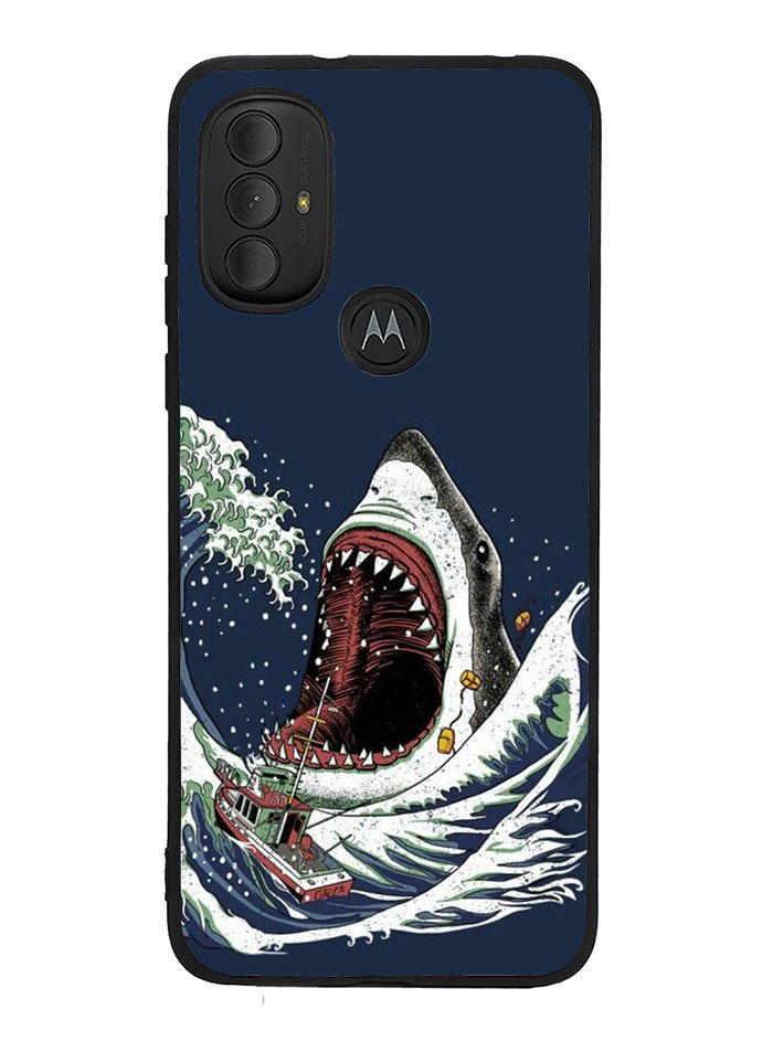 shark japanese wave Motorola Moto G Pure 2021 , Moto G Power 2022 Case OV10421