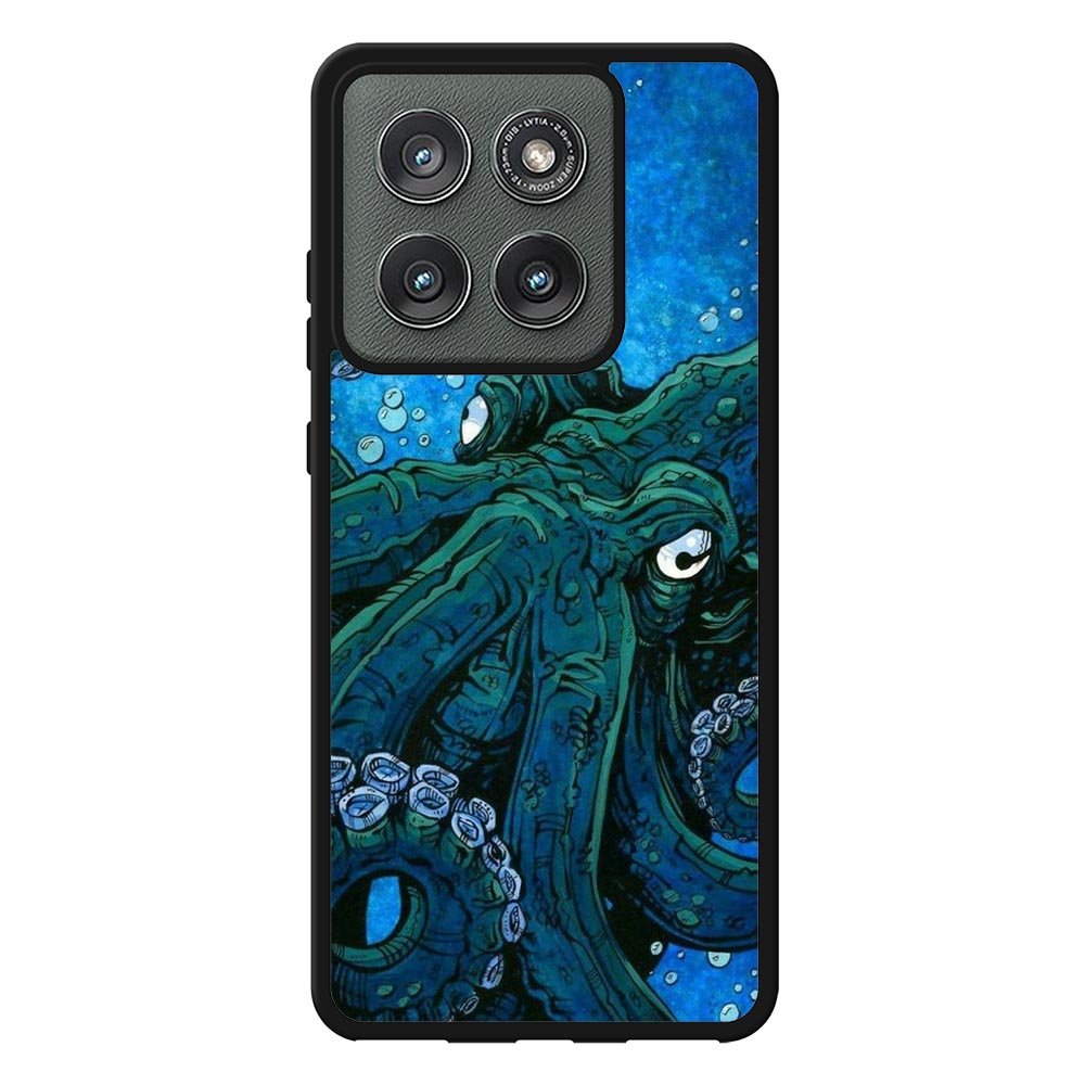 Blue octopus Motorola Moto Edge 2025 Case QC10657