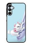 Blue Marie Cat Face Samsung Galaxy A35 5G Case OV10656