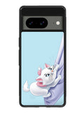 Blue Marie Cat Face Google Pixel 8 Case QC10656