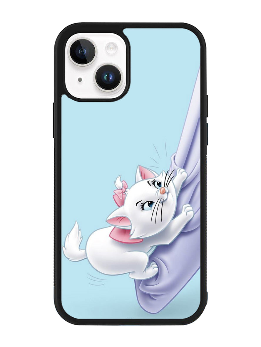 Blue Marie Cat Face iPhone 14 Plus Case QC10656