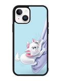 Blue Marie Cat Face iPhone 15 Case OV10656