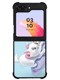 Blue Marie Cat Face Samsung Galaxy Z Flip 5 5G 2023 Case OV10656