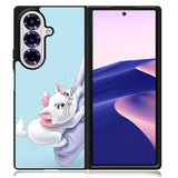 Blue Marie Cat Face Samsung Galaxy Z Fold 7 Case OV10656