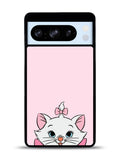 Pink Marie Cat Face Google Pixel 8 Pro Case QC10544