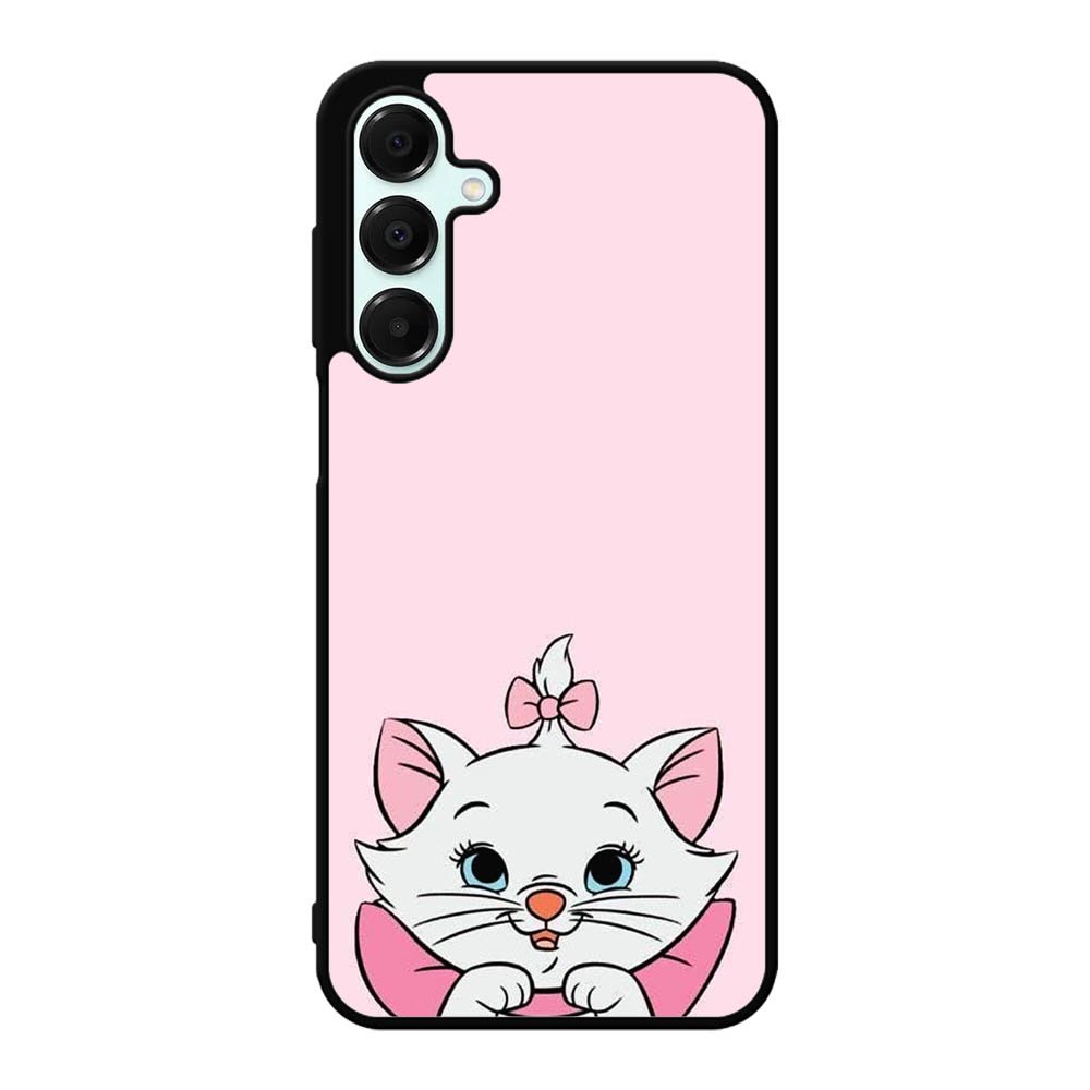 Pink Marie Cat Face Samsung Galaxy A16 Case OV10544