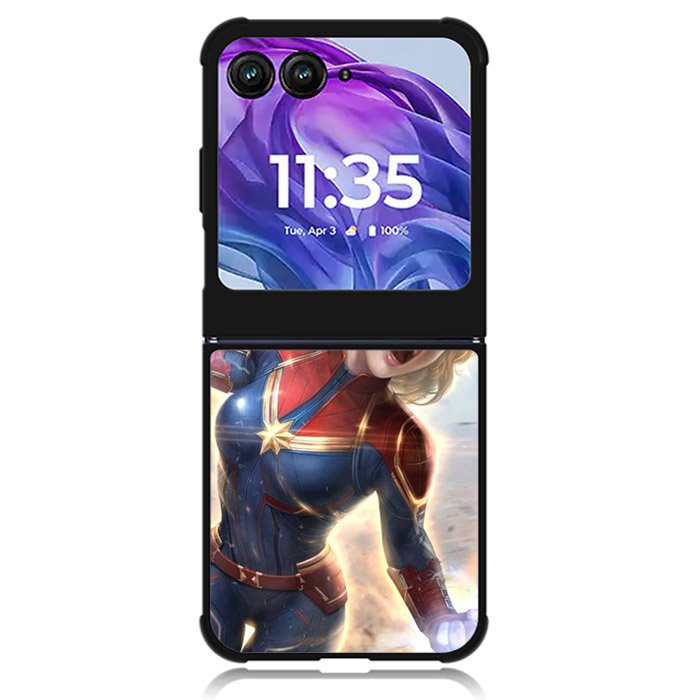 captain marvel Motorola Moto Razr Plus 2024 , Moto Razr+ 2024 Case OV4417