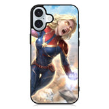 captain marvel iPhone 16 Case QC4417