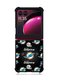 miami dolphins 2nd Motorola Moto Razr Plus 2023 , Moto Razr+ 2023 Case