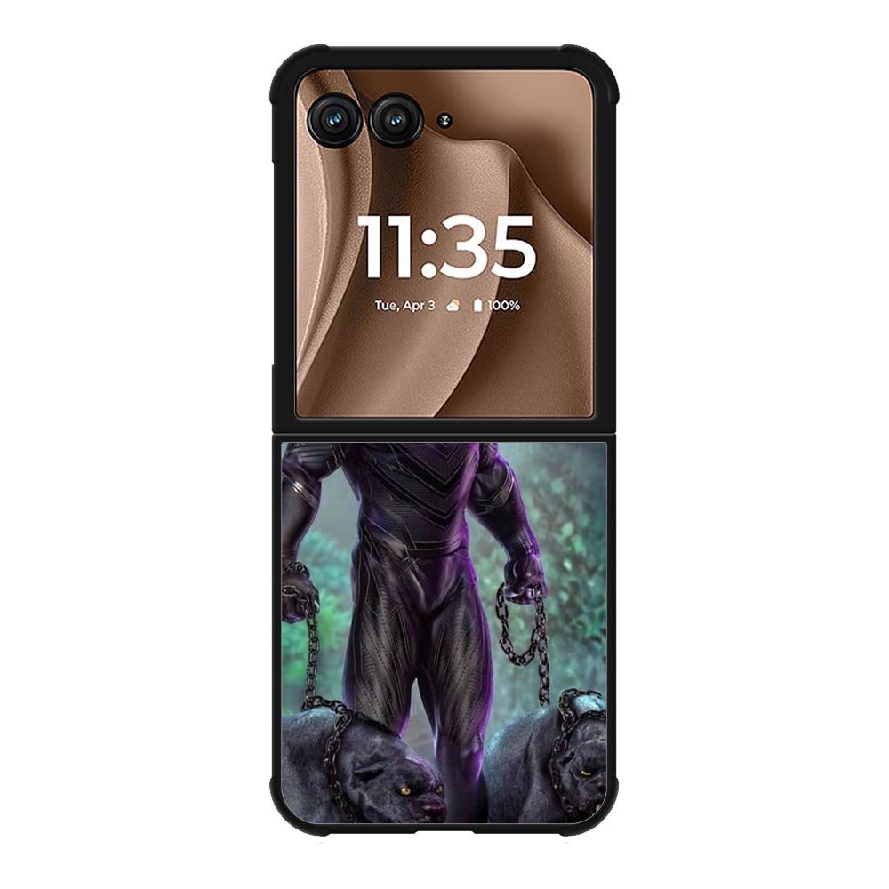 black panther W Motorola Moto RAZR Plus 2025 Case OV7237