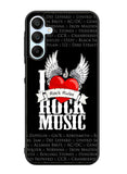 i love rock music Samsung Galaxy A15 5G Case OV1558