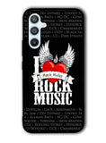 i love rock music Samsung Galaxy A54 5G Case OV1558