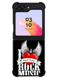 i love rock music Samsung Galaxy Z Flip 5 5G 2023 Case OV1558