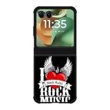 i love rock music Motorola Moto RAZR 2025 Case OV1558