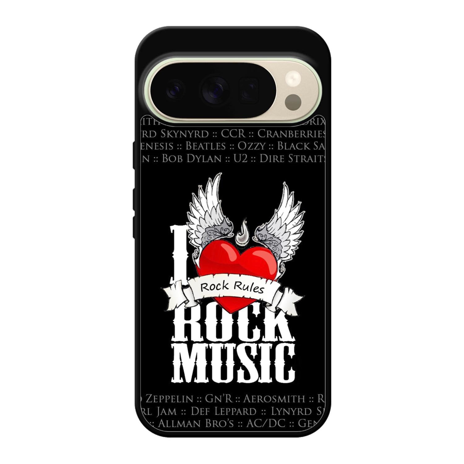 i love rock music Google Pixel 10 Pro Case QC1558