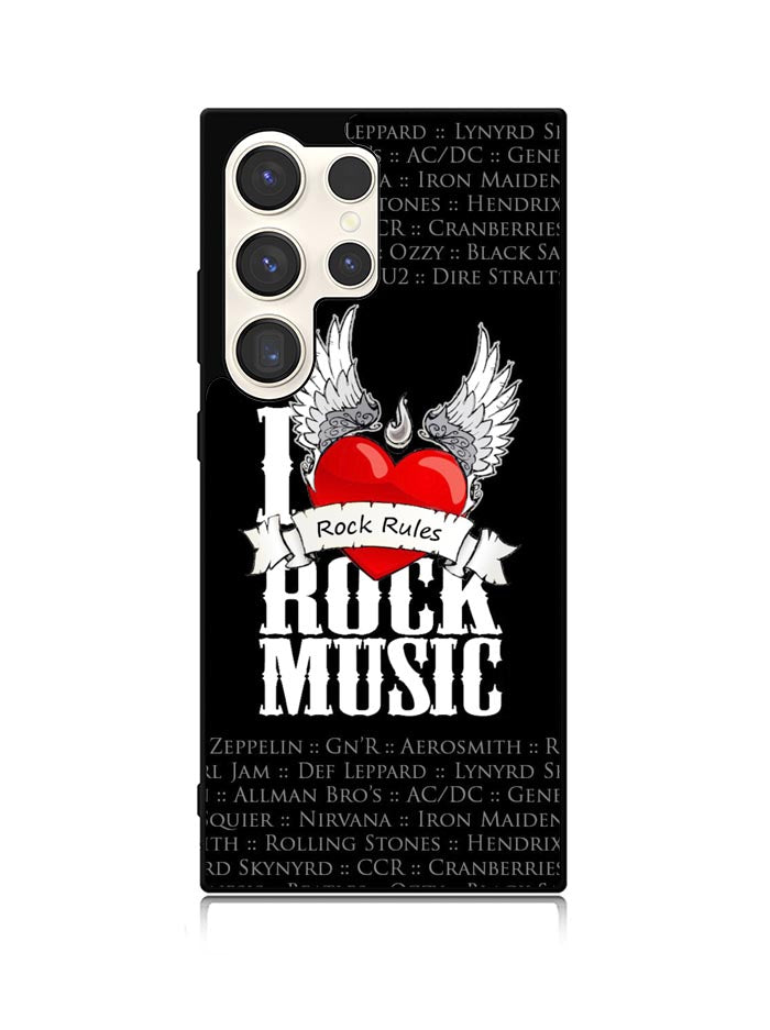 i love rock music Samsung Galaxy S25 Ultra 5G Case QC1558