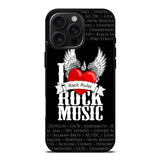 i love rock music iPhone 16 Pro Max Case OV1558