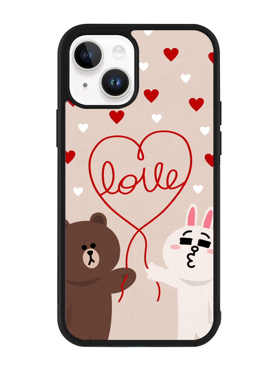 cony brown line iPhone 14 Case QC1564