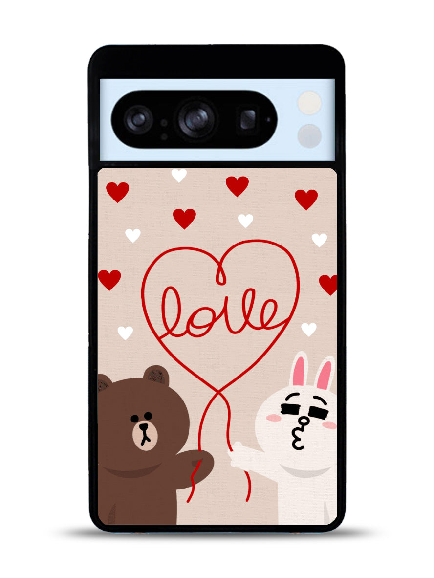 cony brown line Google Pixel 8 Pro Case QC1564