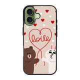 cony brown line iPhone 17 Case OV1564