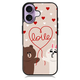 cony brown line iPhone 17 Case OV1564