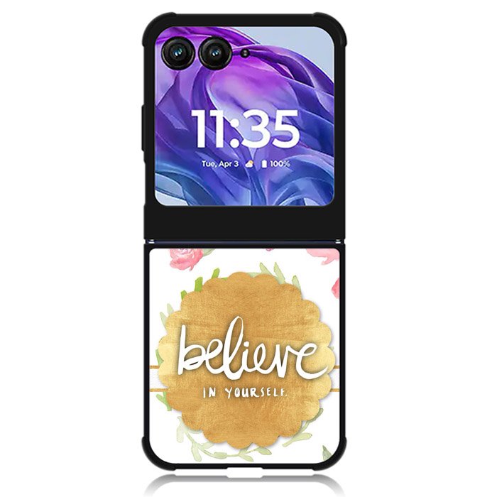 BELIEVE IN YOURSELF Motorola Moto Razr Plus 2024 , Moto Razr+ 2024 Case OV1569