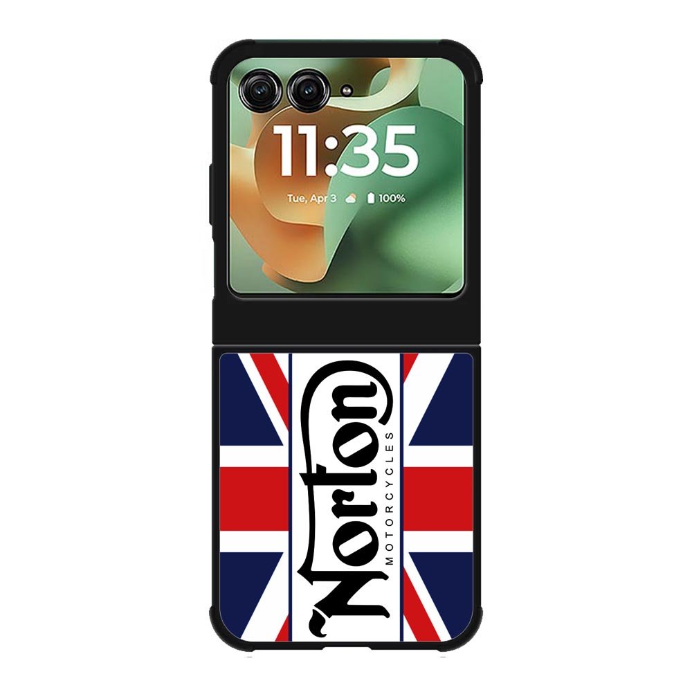 norton motorcycles england flag Motorola Moto RAZR 2025 Case OV1584