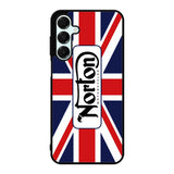 norton motorcycles england flag Samsung Galaxy A16 Case OV1584