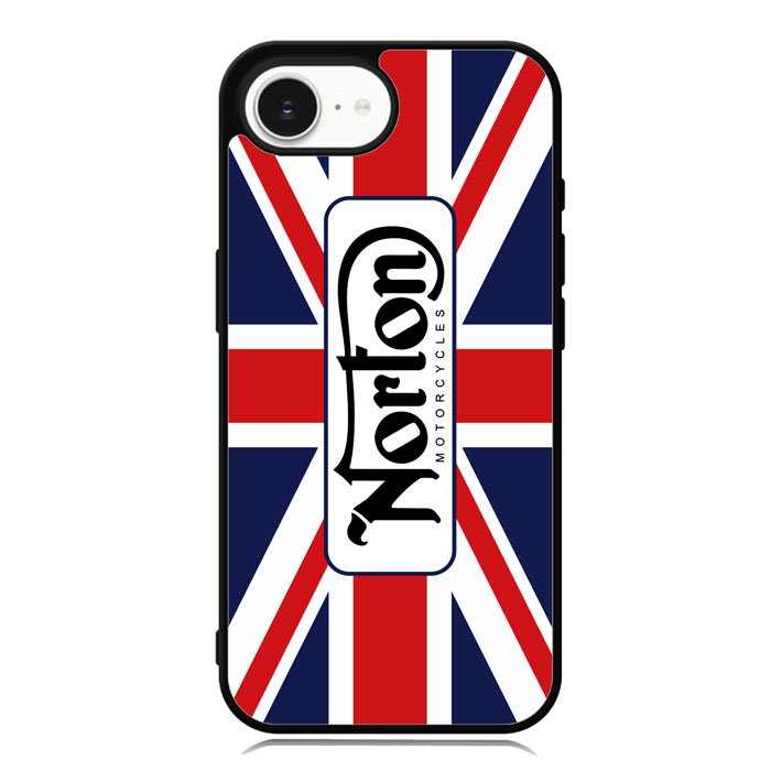 norton motorcycles england flag iPhone 16e Case OV1584