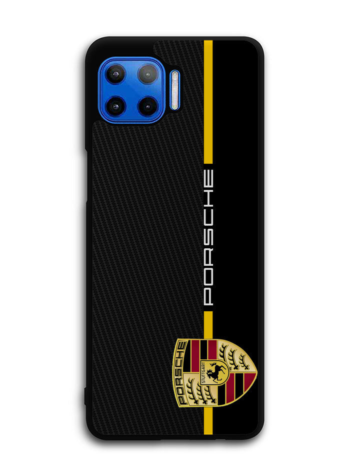 Porsche Stripe Carbon Motorola Moto One 5G Case , Moto One 5G UW Case , Moto G 5G Plus Case