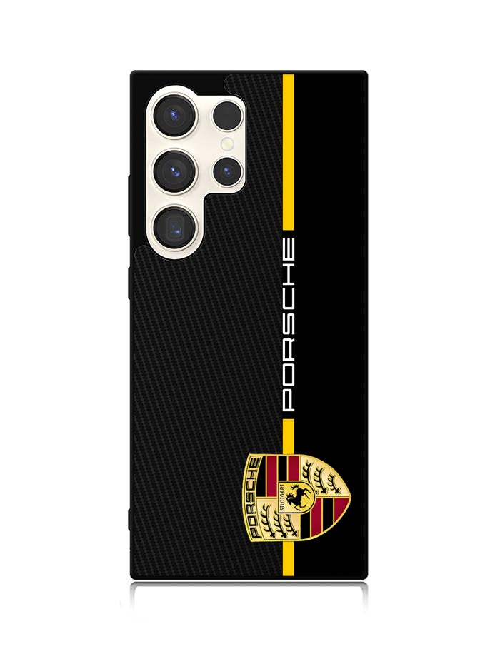 Porsche Stripe Carbon Samsung Galaxy S25 Ultra 5G Case