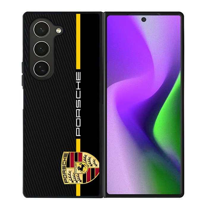 Porsche Stripe Carbon Samsung Galaxy Z Fold 6 Case