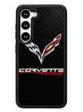 Corvette Logo Carbon 1st Samsung Galaxy S23 5G Case