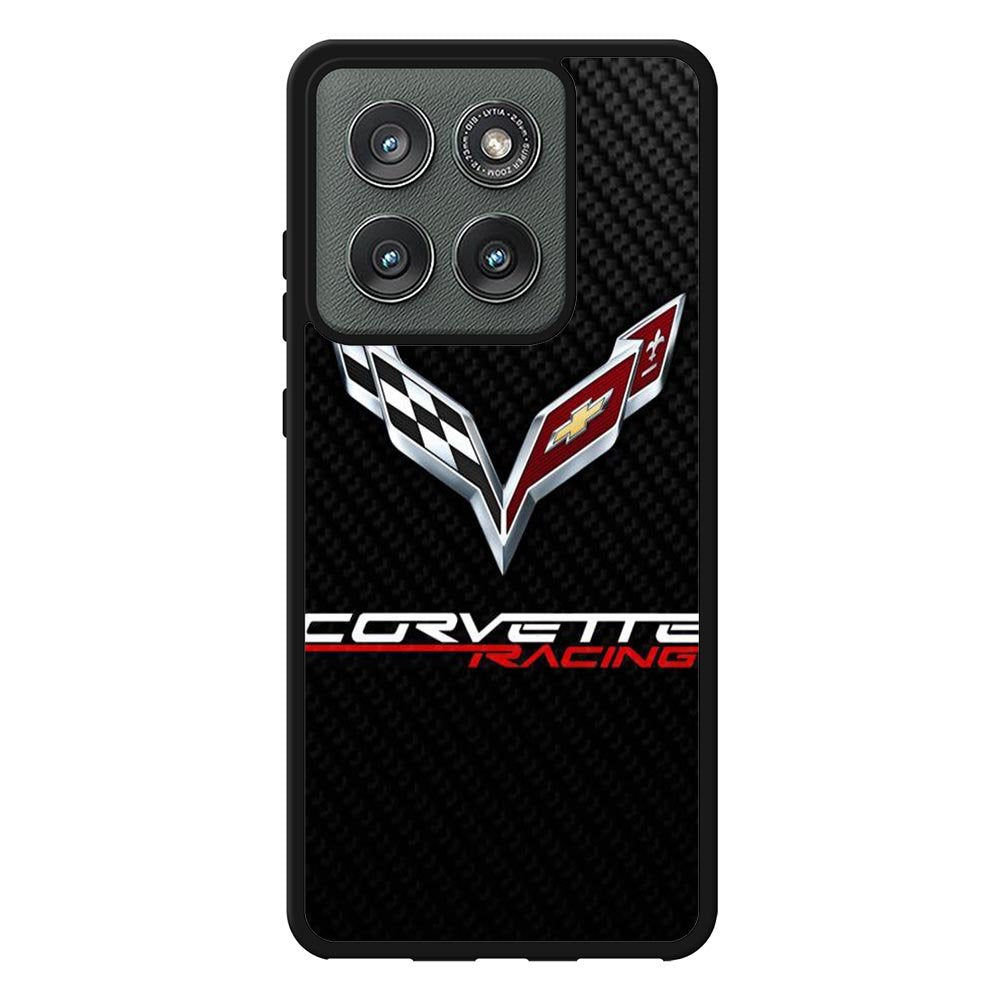 Corvette Logo Carbon 1st Motorola Moto Edge 2025 Case